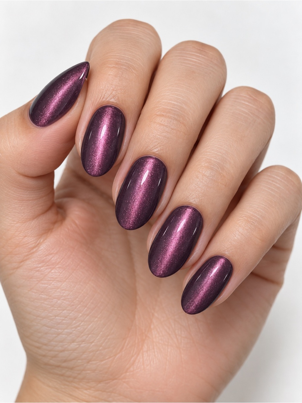 KISS VoguiSh Fantasy Press-On Nails in Shimmering Purple